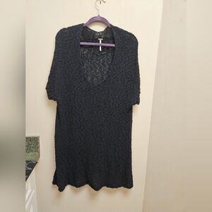 FREE PEOPLE Black Knit Dress/Tunic